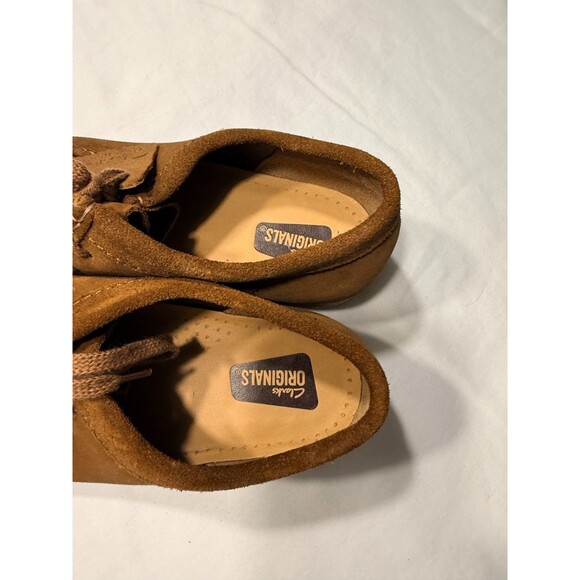 Clarks Originals Wallabee Size 9 MENS Oak Hairy main image 6